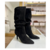 Botas Alisse Gamuza Negro taco fino ENCARGUE