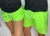 Shorts Elastano Neon Verde - Feminino na internet