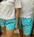 Shorts Elastano Azul Tiffany - Feminino. na internet