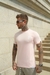 Camiseta Longline Single - Rosa