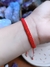 Pulsera clásica roja