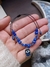 Pulsera hilo hamsa azul