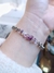 Pulsera chain chips - varias piedras