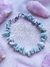 Pulsera chips larimar