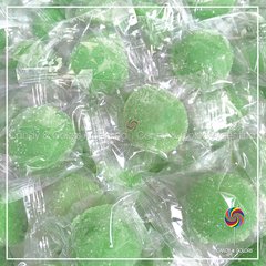 10 un. Bombones de fruta - verde agua - mandarina - envueltos individuales - pack 10 unidades - comprar online