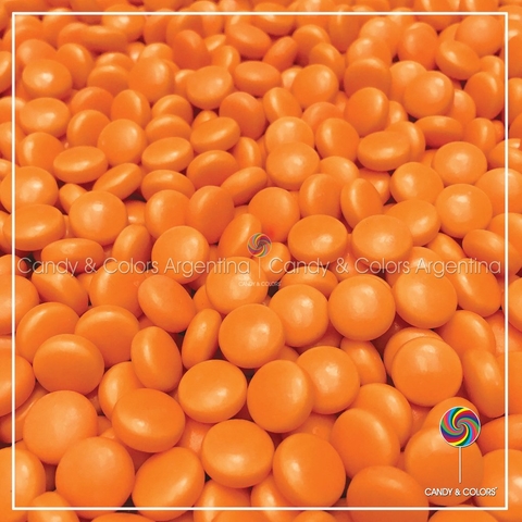 Lentejas frutales confitadas - naranja - 500 grms