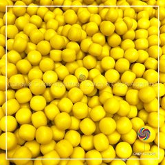 Bolitas frutales confitadas crocantes - amarillo - 500 grms