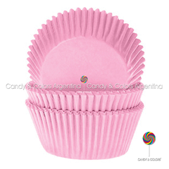 Pirotines para Cupcakes Nr. 10 - rosa liso - 15 unidades