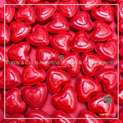 Wilton Sprinkle Red Jumbo Hearts 30 grms - maxi corazones - rojo - decoración repostería - comestible