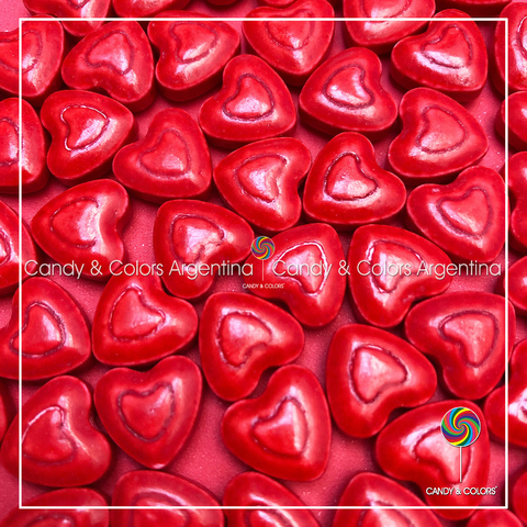 Wilton Sprinkle Red Jumbo Hearts 30 grms - maxi corazones - rojo - decoración repostería - comestible