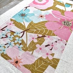 Alfombra Grande para Bordar | Diseño Floral