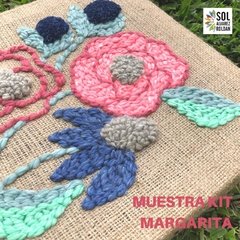 Kit de Bordado "Margarita" - para bordar con My Punch Needle #6 - en internet