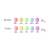 Arco Orgánico Decorativo Cumpleaños Multicolor Pasteles - comprar online