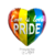 Globo Corazón Multicolor Love Pride 18 Pulgadas
