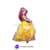 Globo Figura Princesa Bella Cuerpo Con Brillos 30 Pulgadas en internet