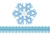 Guirnalda Copo de Nieve Frozen de Papel - comprar online