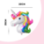 Globo Unicornio Multicolor Paleta 14" - comprar online