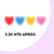 Guirnalda Corazón Calado Multicolor Friselina - comprar online