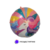 Globo Figura Circulo Unicornio Multicolor Pastel 18" - comprar online