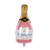 Globo Botella Champagne Celebration Rosa 30"