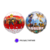 Globo Figura Circulo Roblox Doble Color 18"