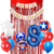 Combo Cumpleaños Globos Temática Capitán América - comprar online