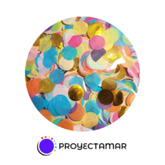 Confettis Multicolor tonos claros