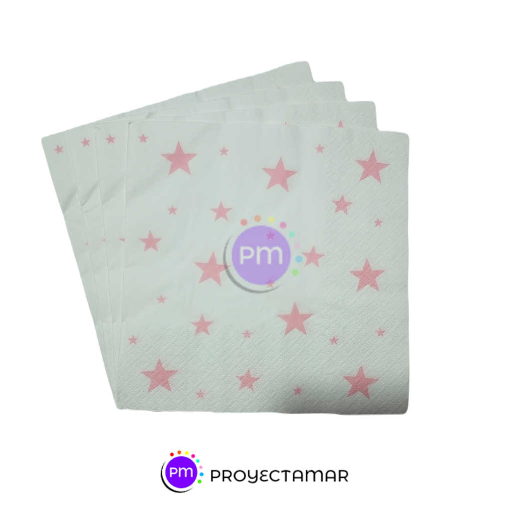 Papel Deco Estrellas De Colores