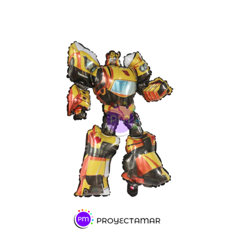 Globo Transformers Cuerpo Bumblebee 14"