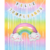 Combo Fiesta Cumpleaños Globos Temática Arcoíris Nube Multi