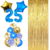 Kit Globos Dorado Azul Deco Super Cumpleaños