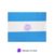 Bandera Friselina Argentina Celeste y Blanca 68X90cm