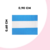Bandera Friselina Argentina Celeste y Blanca 68X90cm - comprar online