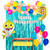 Combo Cumpleaños Kit Globos Baby Shark Amarillo en internet