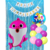 Combo Cumpleaños Globos Baby Shark Fucsia Temática Deco