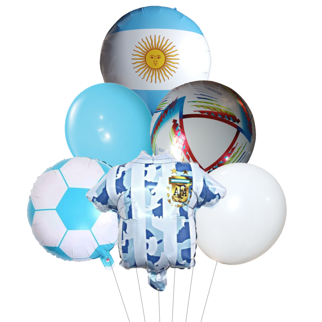 Set de decoración de globos fútbol - BLOOM Mayorista
