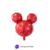 Globo Mickey Mouse Cabeza Paleta 16" en internet
