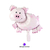 Globo Chancho Cuerpo Paleta 14"