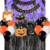 Combo Cumpleaños Globos Temática Halloween Violeta Negro - comprar online