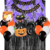 Combo Cumpleaños Globos Temática Halloween Violeta Negro en internet
