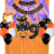 Combo Cumpleaños Globos Temática Halloween Violeta Naranja en internet