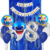 Combo Cumpleaños Globos Temática Baby Shark Azul - comprar online