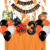 Combo Cumpleaños Globos Temática Halloween Blanco Naranja en internet