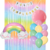 Combo Cumpleaños Globos Arcoíris Nube Multi Temática Deco