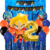 Combo Cumpleaños Globos Temática Dragon Ball Z Azul - comprar online
