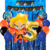 Combo Cumpleaños Globos Temática Dragon Ball Z Azul - tienda online