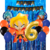 Imagen de Combo Cumpleaños Globos Temática Dragon Ball Z Azul