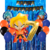 Combo Cumpleaños Globos Temática Dragon Ball Z Azul