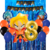 Combo Cumpleaños Globos Temática Dragon Ball Z Azul - comprar online