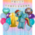 Combo Cumpleaños Globos Temática Pony Celeste - PROYECTAMAR